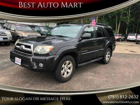 2007 Toyota 4Runner for sale at Best Auto Mart in Weymouth MA