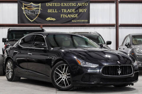 2015 Maserati Ghibli for sale at United Exotic Auto in Houston TX