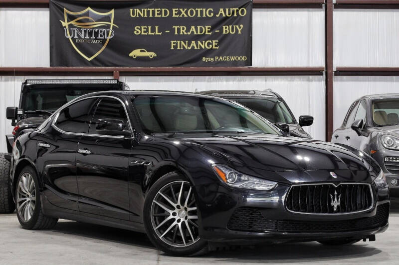 2015 Maserati Ghibli for sale at United Exotic Auto in Houston TX