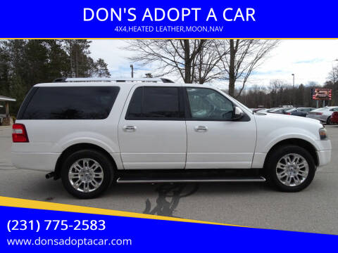 2012 Ford Expedition EL for sale at DON'S ADOPT A CAR in Cadillac MI