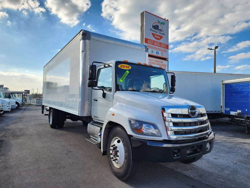 2016 Hino 268 for sale at Orange Truck Sales - Fabrication, Lift gate and body in Orlando FL