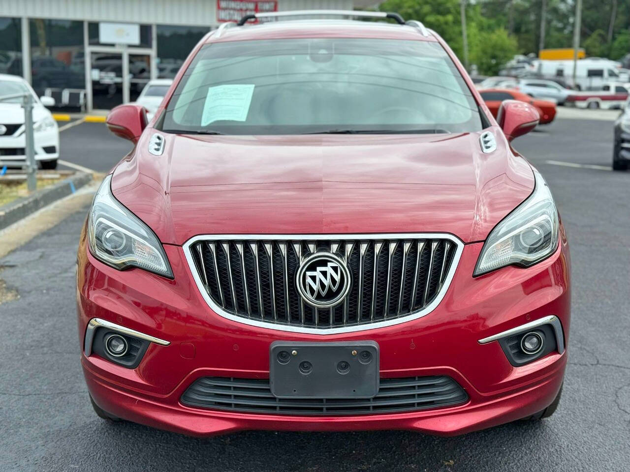 Red 2017 Buick Envision Premium II AWD Premium II 4dr Crossover 2