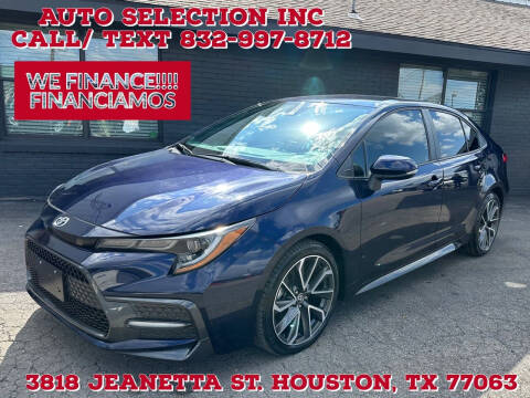 2020 Toyota Corolla for sale at Auto Selection Inc. in Houston TX