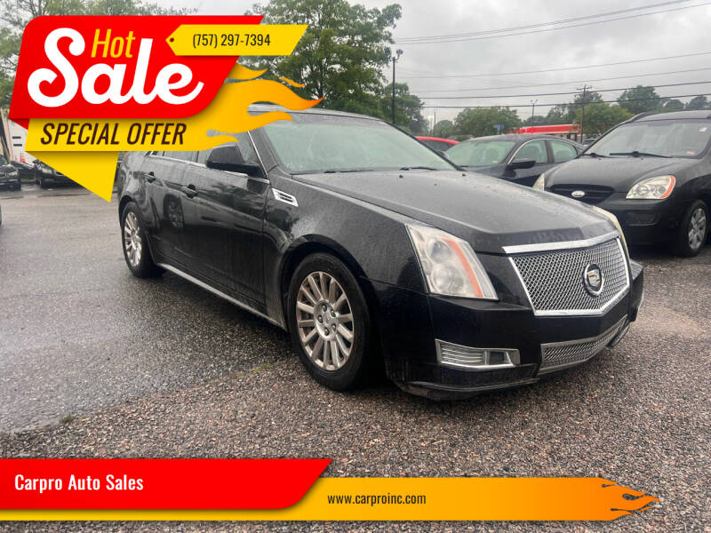 2010 Cadillac CTS for sale at Carpro Auto Sales in Chesapeake VA