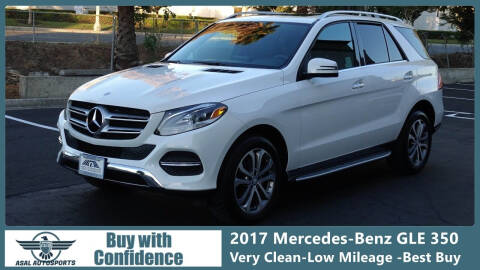 2017 Mercedes-Benz GLE for sale at ASAL AUTOSPORTS in Corona CA