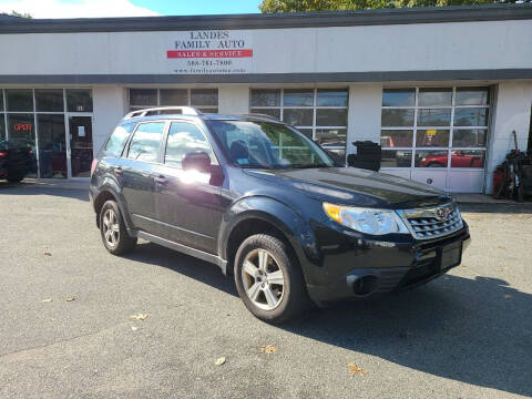 2011 Subaru Forester for sale at Landes Family Auto Sales in Attleboro MA