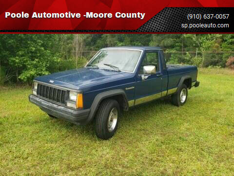 1989 Jeep Comanche for sale at Poole Automotive in Laurinburg NC
