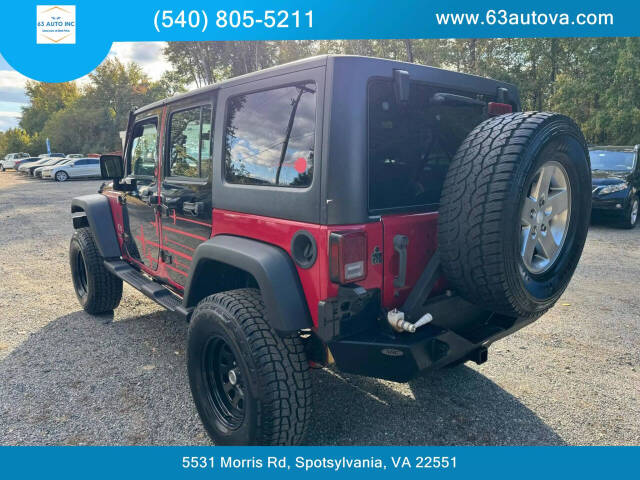 2007 Jeep Wrangler Unlimited for sale at 63 Auto Inc in Spotsylvania, VA