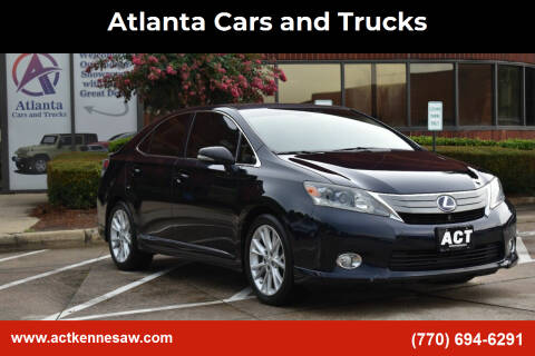 2010 Lexus HS 250h for sale at Atlanta Cars and Trucks in Kennesaw GA