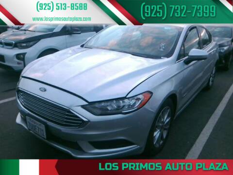 2017 Ford Fusion Hybrid for sale at Los Primos Auto Plaza in Brentwood CA