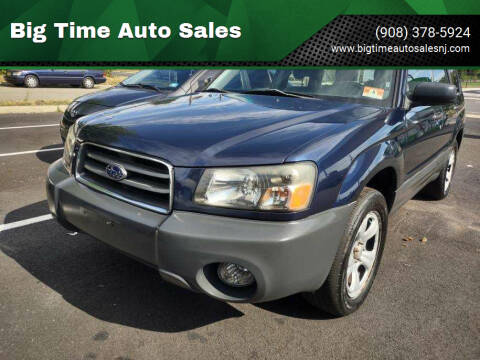 2005 Subaru Forester for sale at Big Time Auto Sales in Vauxhall NJ