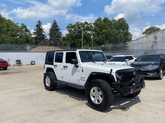 2017 Jeep Wrangler Unlimited for sale at Alpha Auto Sales in Detroit, MI