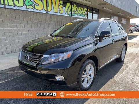 2010 Lexus RX 450h for sale at Becks Auto Group in Mason OH