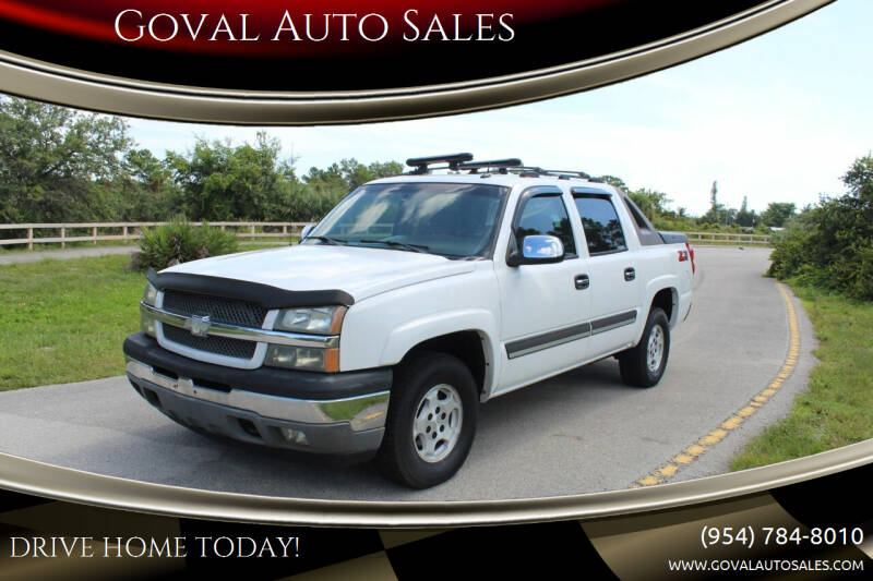 2005 Chevrolet Avalanche for sale at Goval Auto Sales in Pompano Beach FL
