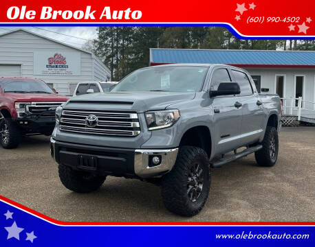 2021 Toyota Tundra for sale at Ole Brook Auto in Brookhaven MS