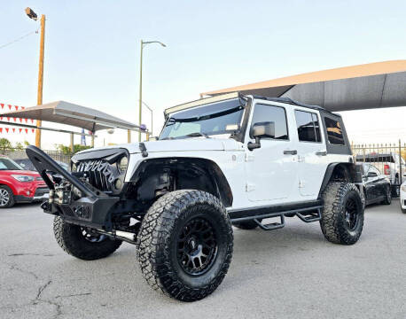 2016 Jeep Wrangler Unlimited for sale at Elite Motors in El Paso TX