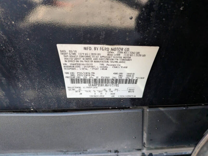 2018 Ford Taurus SEL