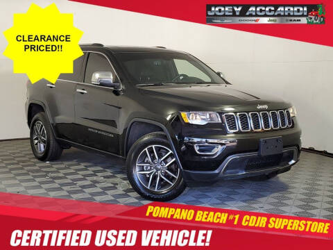 2020 Jeep Grand Cherokee for sale at PHIL SMITH AUTOMOTIVE GROUP - Joey Accardi Chrysler Dodge Jeep Ram in Pompano Beach FL