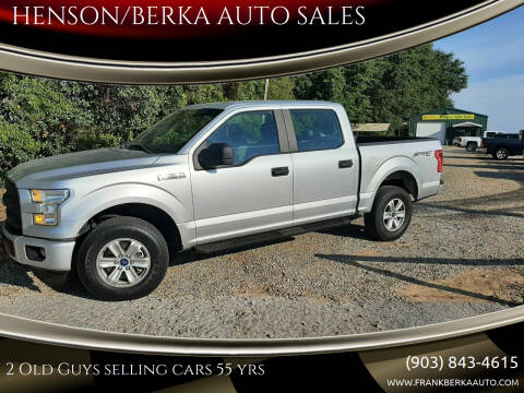 2016 Ford F-150 for sale at HENSON/BERKA AUTO SALES in Gilmer TX