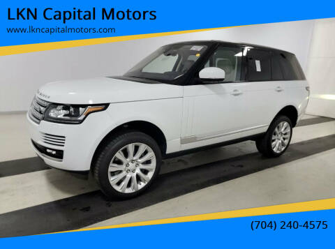 2017 Land Rover Range Rover for sale at LKN Capital Motors in Lincolnton NC