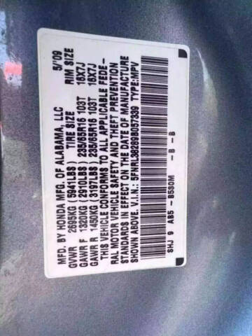 2009 Honda Odyssey LX