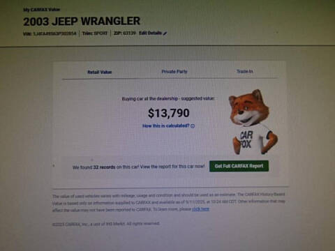 2003 Jeep Wrangler Sport