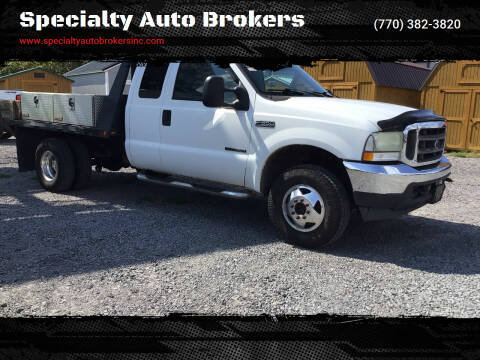 2002 Ford F-350 Super Duty for sale at Specialty Auto Brokers in Cartersville GA