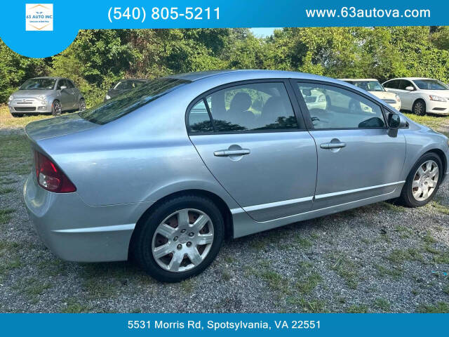 2008 Honda Civic for sale at 63 Auto Inc in Spotsylvania, VA