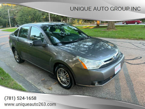 2011 Ford Focus for sale at Unique Auto Group Inc in Whitman MA