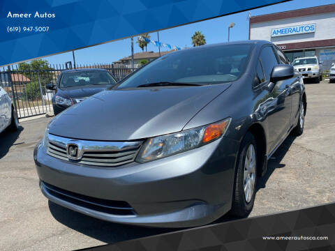 2012 Honda Civic for sale at Ameer Autos in San Diego CA