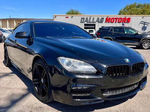 2013 BMW 6 Series for sale at Dallas Motors in Garland TX