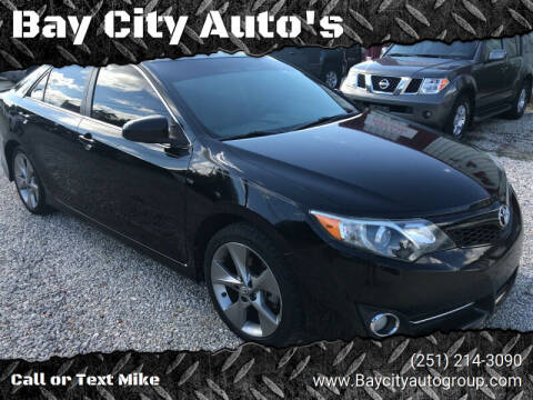 2012 Toyota Camry for sale at Bay City Auto's in Mobile AL