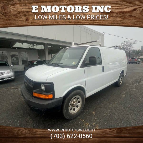 2013 Chevrolet Express for sale at E Motors INC in Vienna VA