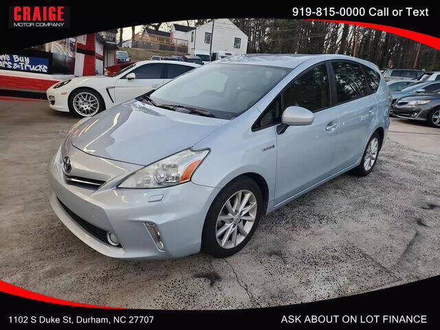 2014 Toyota Prius v for sale at CRAIGE MOTOR CO in Durham NC