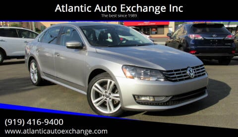 2013 Volkswagen Passat for sale at Atlantic Auto Exchange Inc in Durham NC