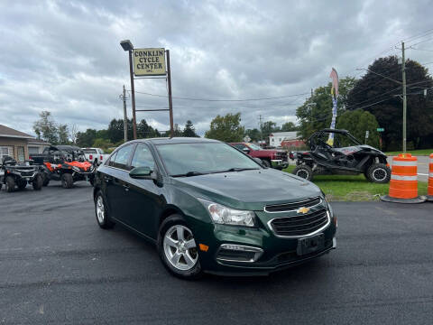 2015 Chevrolet Cruze for sale at Conklin Cycle Center in Binghamton NY