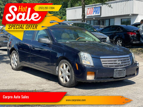 2005 Cadillac CTS for sale at Carpro Auto Sales in Chesapeake VA
