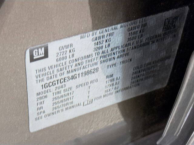 2016 Chevrolet Colorado