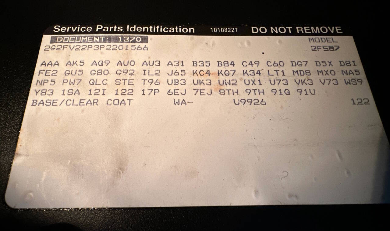 1993 Pontiac Firebird 64