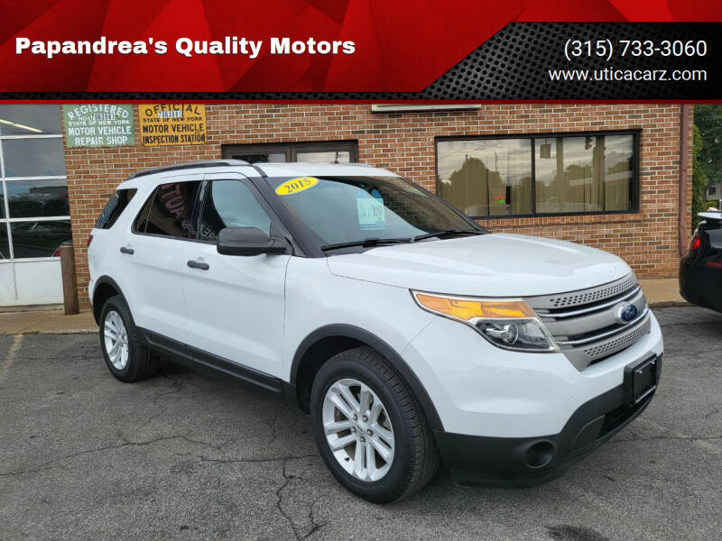 2015 Ford Explorer for sale at Papandrea's Quality Motors in Utica NY