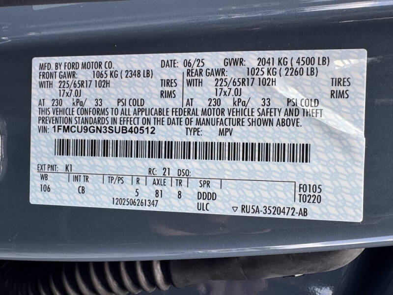 2025 Ford Escape Active