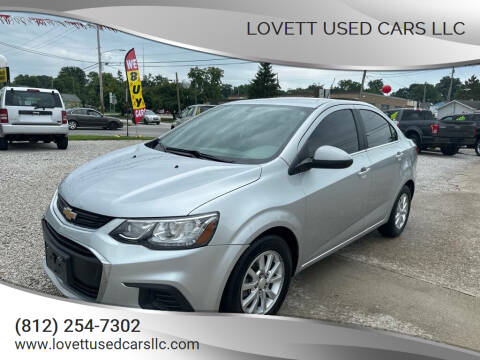2020 Chevrolet Sonic for sale at Lovett Used Cars LLC in Washington IN