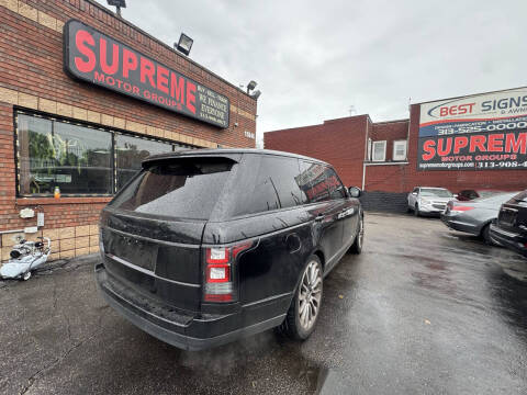 2016 Land Rover Range Rover Supercharged