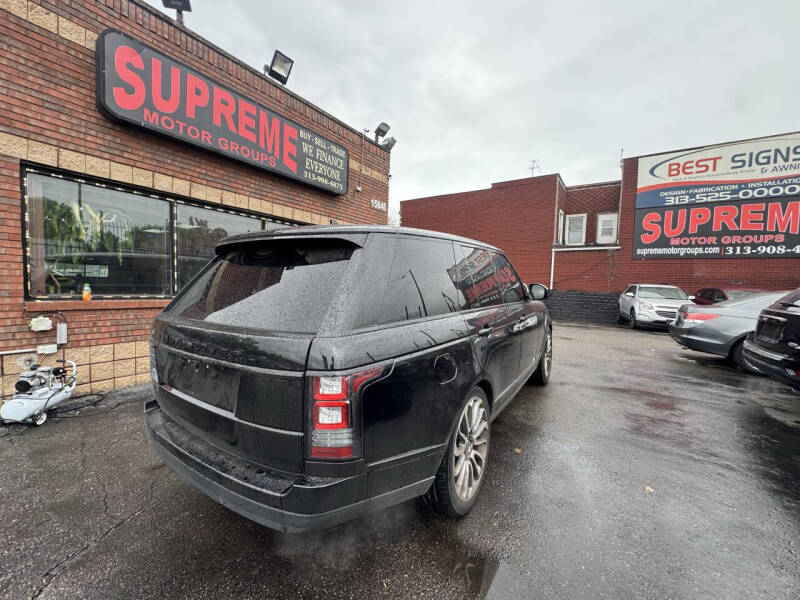 2016 Land Rover Range Rover Supercharged