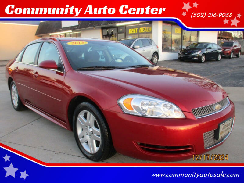 2013 Chevrolet Impala for sale at Community Auto Center in Jeffersonville IN