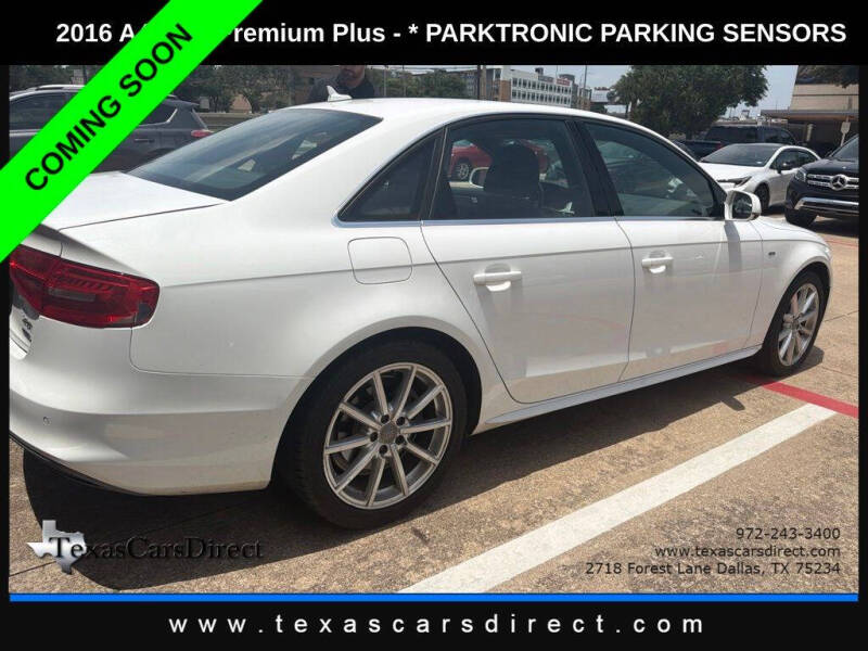 2016 Audi A4 2.0T quattro Premium Plus