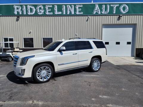 2015 Cadillac Escalade for sale at RIDGELINE AUTO in Chubbuck ID