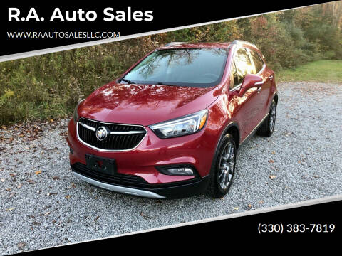 2018 Buick Encore for sale at R.A. Auto Sales in East Liverpool OH