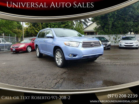 2009 Toyota Highlander Hybrid for sale at Universal Auto Sales in Salem OR