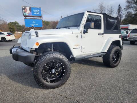 2014 Jeep Wrangler for sale at Brown's Auto LLC in Belmont NC